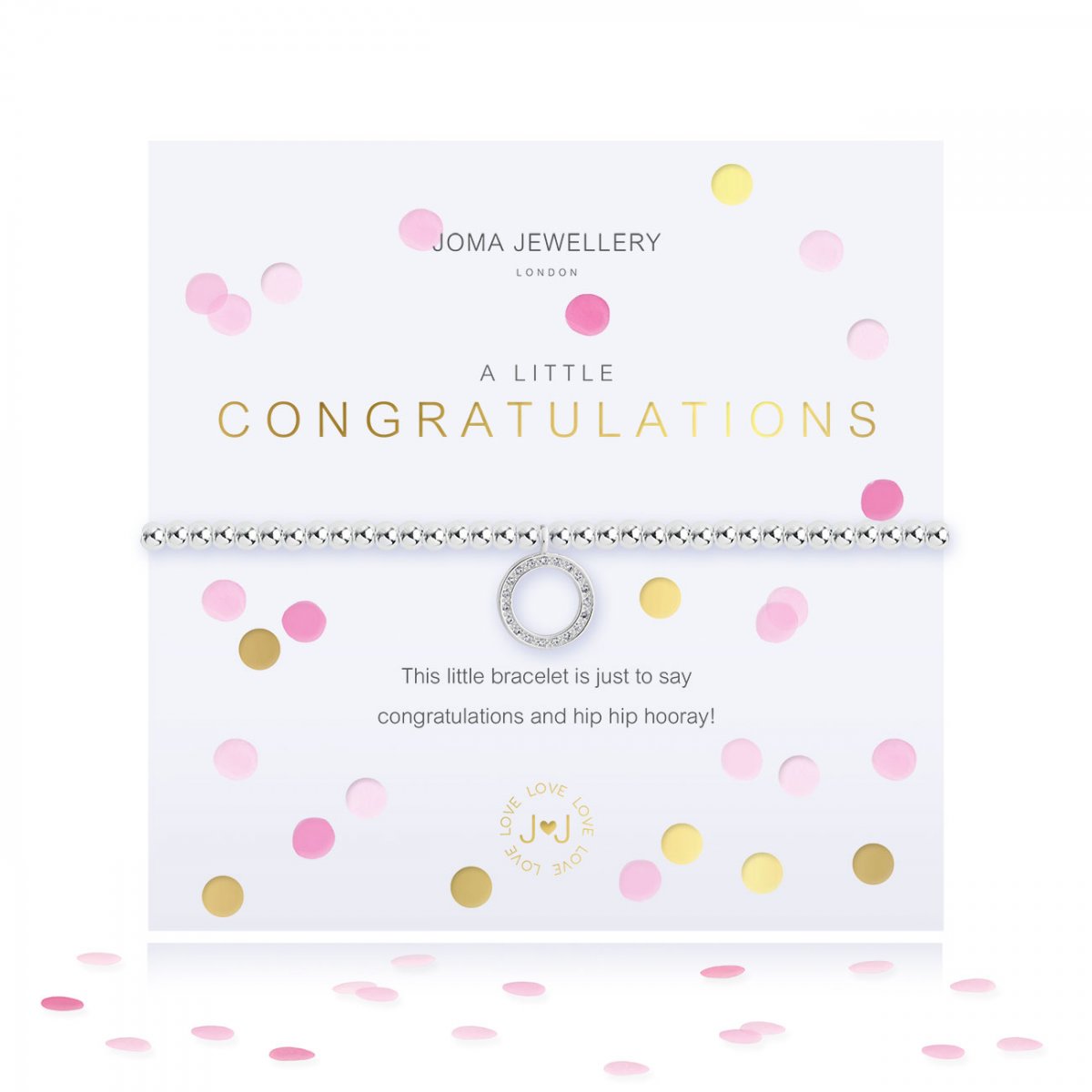 Congratulations bracelet sale