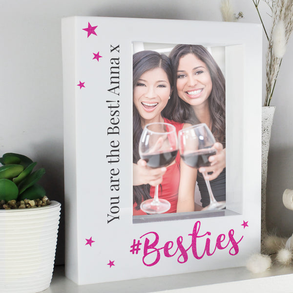 Personalised Gifts - Besties 5 x 7 Box Photo Frame