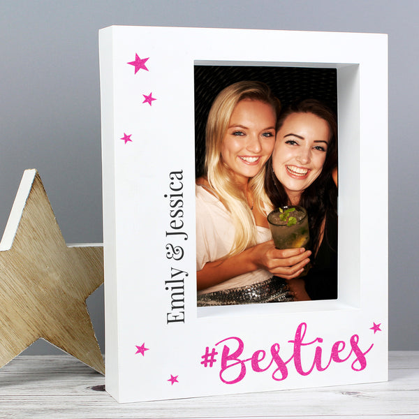 Personalised Gifts - Besties 5 x 7 Box Photo Frame