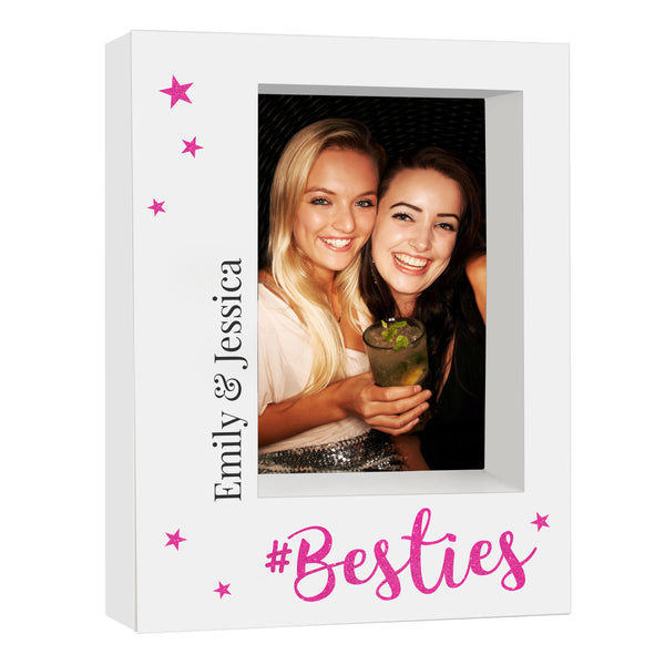 Personalised Gifts - Besties 5 x 7 Box Photo Frame