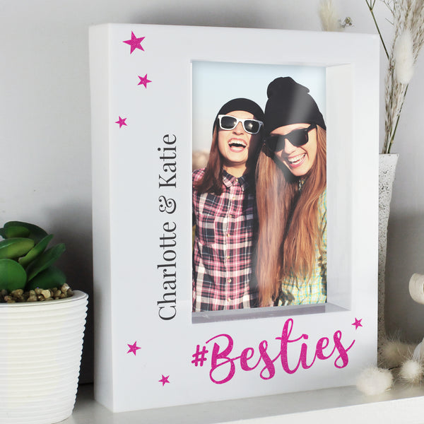 Personalised Gifts - Besties 5 x 7 Box Photo Frame