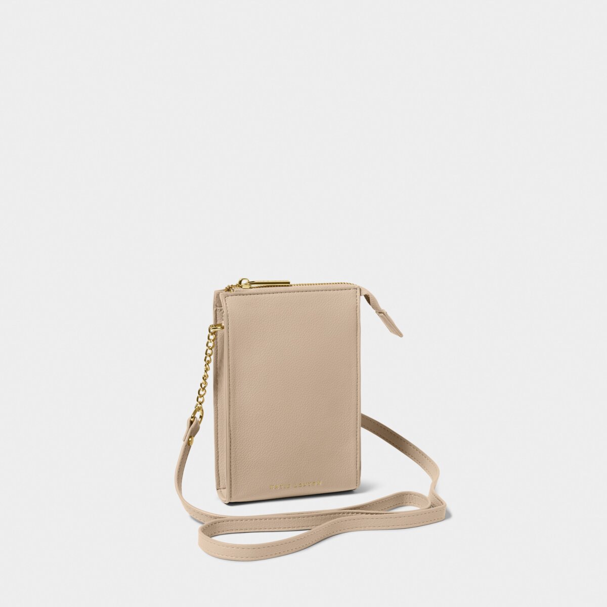 Light Taupe Slim Crossbody Bag