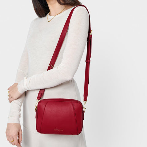 Katie Loxton garnet red crossbody bag