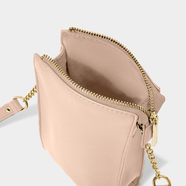 Katie Loxton Nude Pink Slim Crossbody Bag