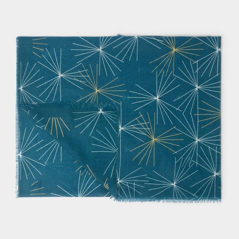 Katie Loxton teal starburst printed scarf