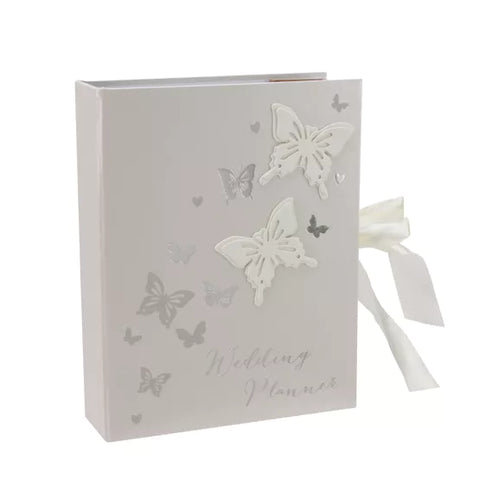 Wedding planner with heart and butterfly design